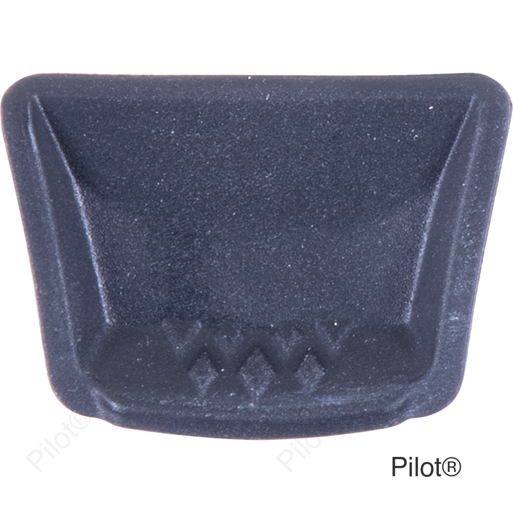 Supertech R10 Chin Vent Plug - Rubber - Black