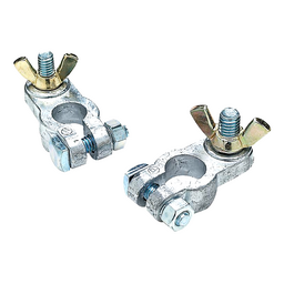 Seachoice Boat Battery Terminal Set w/ Wing Nuts, Includes Positive and Negative Terminals thumbnail-6