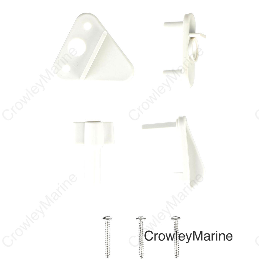 Seachoice Pontoon Gate Latch Replacement Kit, Fits 1-1.25 In. Square Frames, Includes Hardware