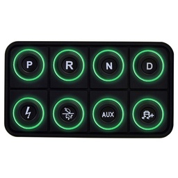 AEM EV 8 Button Keypad CAN Based Programmable Backlighting thumbnail-5