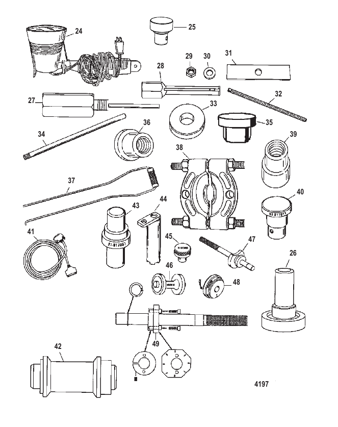 Serial Range Outboard 60R EFI Racing (4-STROKE) - 1C615064 & Up - Tools 2