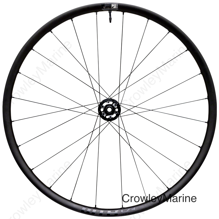 WTB CZR i23 Front Wheel - 700 12 x 100mm Center-Lock Black 28H