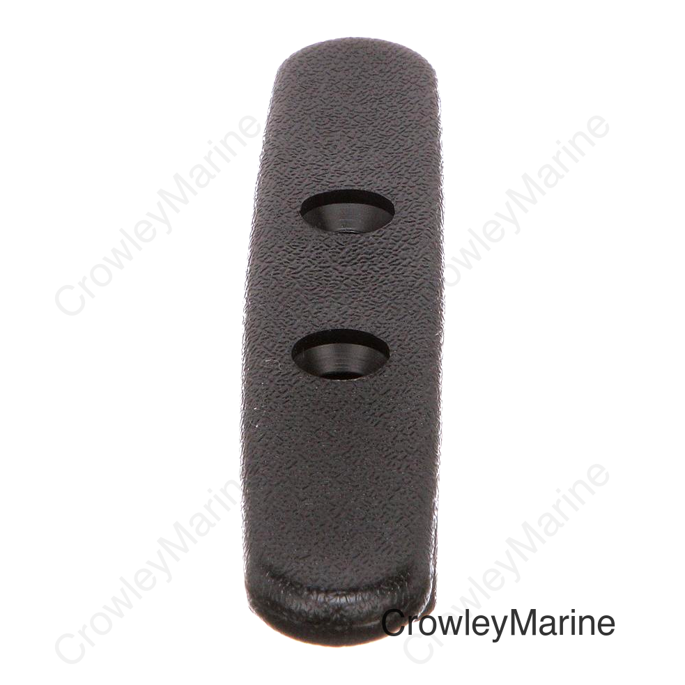 Seachoice Black Plastic Cleat, 4-1/2 in. Long, 5/16 in. Max Rope Size