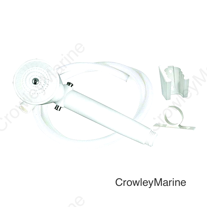 Valterra Phoenix PF276024 RV Outdoor 60" Vinyl Shower Hose & Kit, White