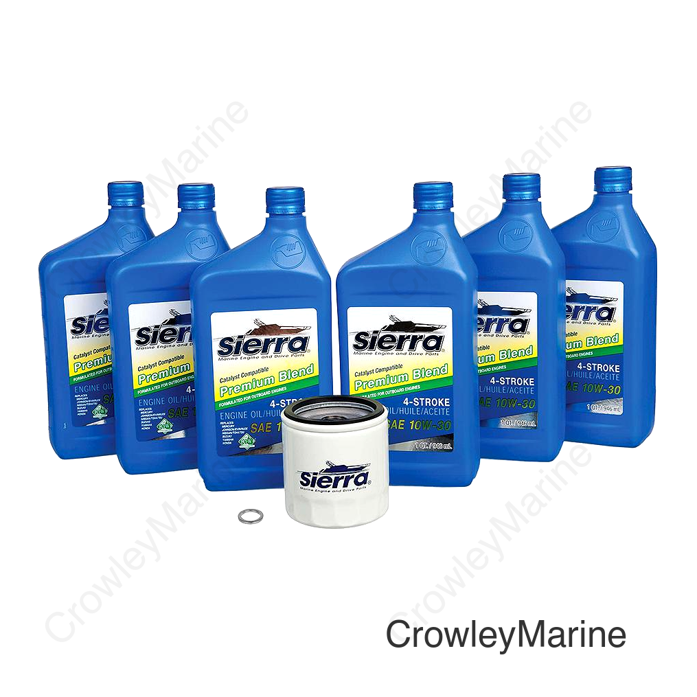 Sierra 9393 Yamaha 4 Stroke Oil Change Kit, Replaces Yamaha LUB-MRNLG-KT-10