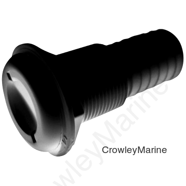 1-1/8" x 3-1/2"L, Black
