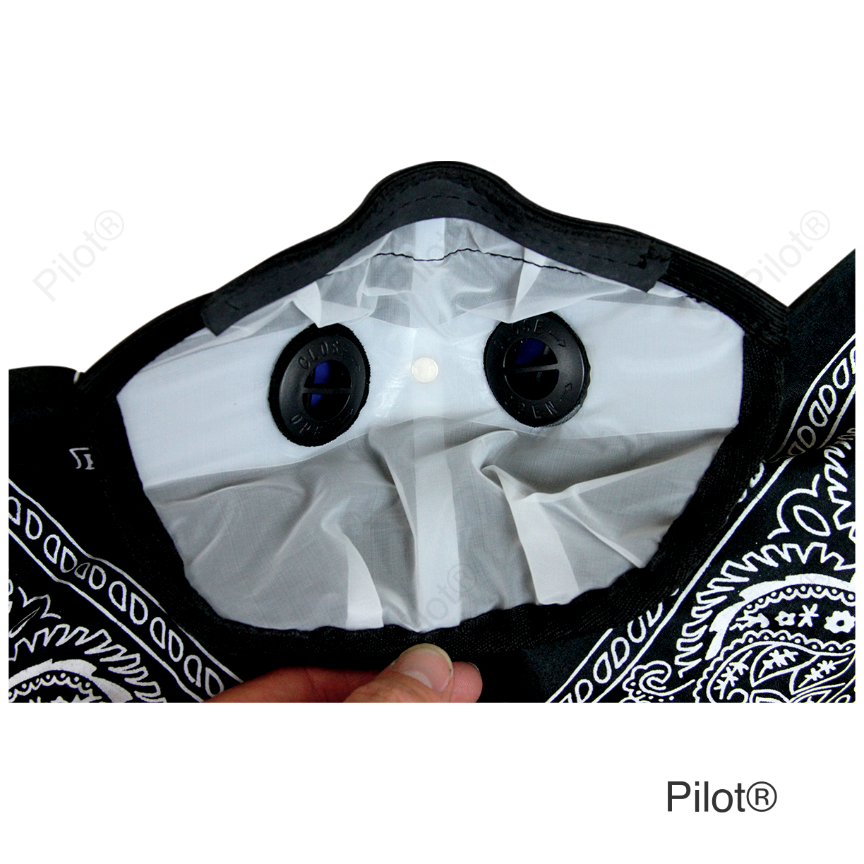 Bandana Dust Mask - Black