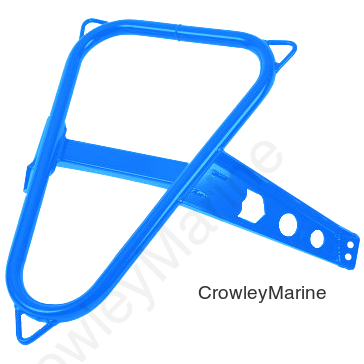 SPARE TIRE MOUNT VOODOO BLUE POL