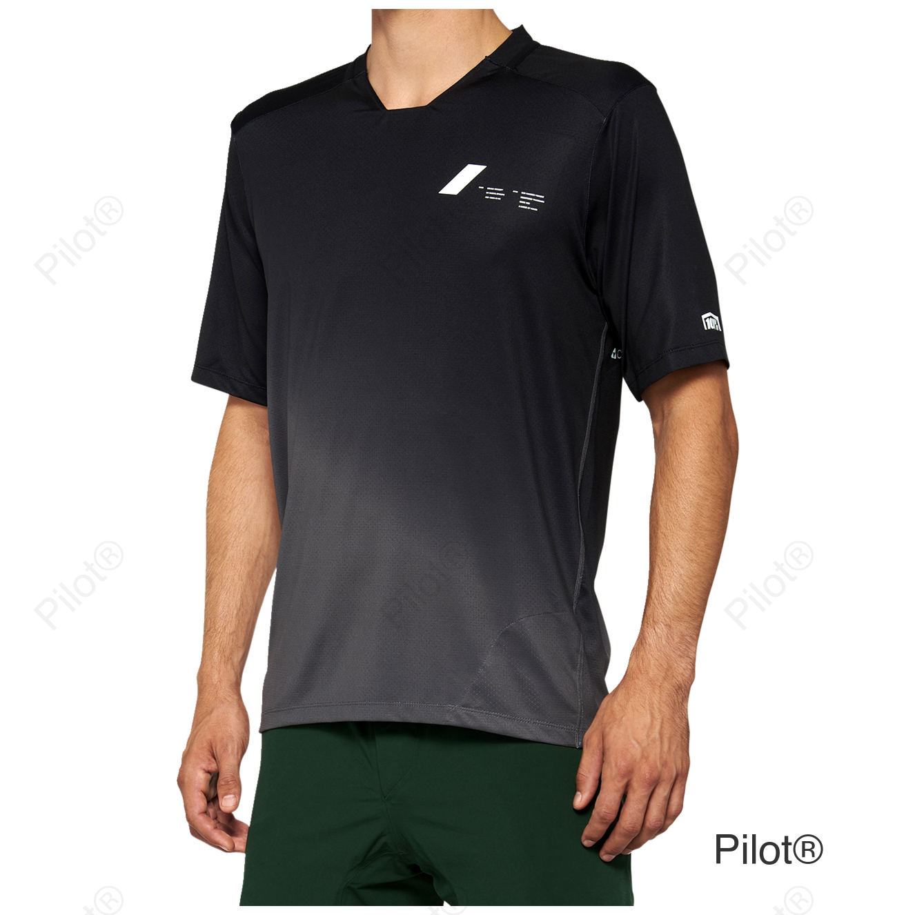 Celium Jersey - Short-Sleeve - Black/Charcoal - Large
