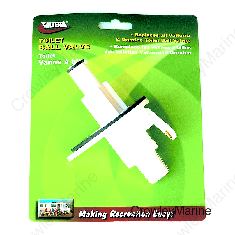 Valterra Q23679VP La Toilette Replacement RV Toilet Ball Valve
