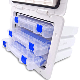 11X15 TKL Box W/PLR HTCH 3 TRAY (TBOX-1115-3T-2P)
