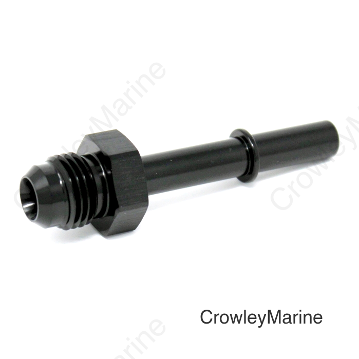 Torque Solution Push-On EFI Adapter Fitting: 5/16in SAE to -6AN Male Flare