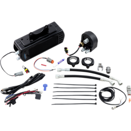 Side Mount Oil Cooler Kit - Gloss Black - Touring