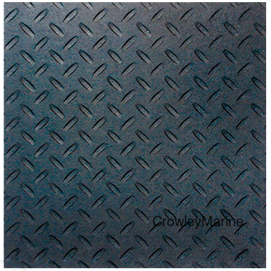 Mat, 1/2 Rubber, 48"x72", Classic Lite Checker  (376879)