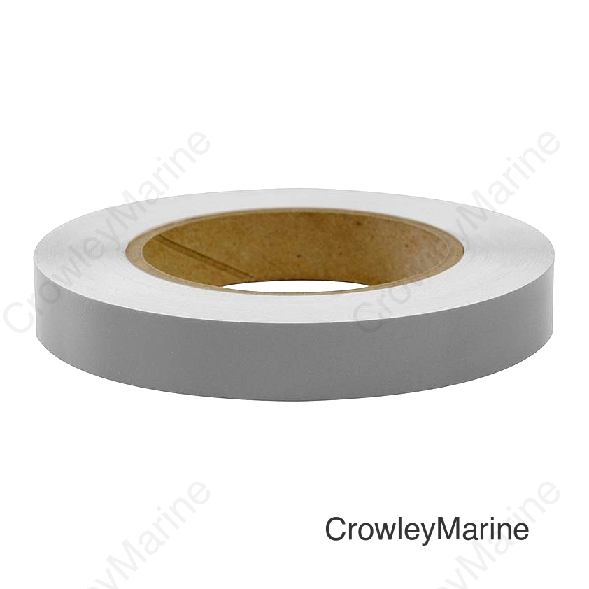 Seachoice Self-Adhesive Boat Striping Tape, 3 Mil Vinyl, 1/2 in. x50', Silver