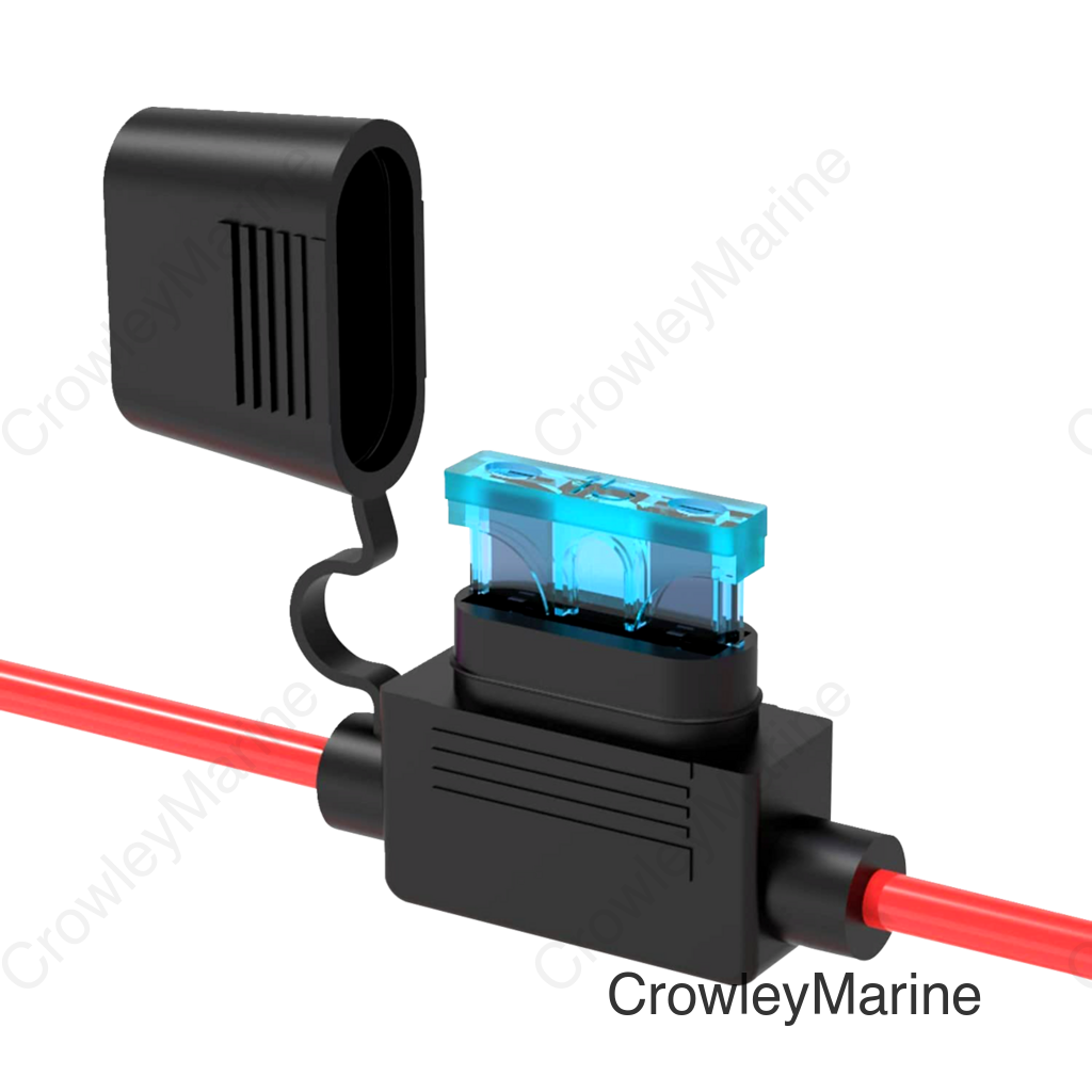 INLINE FUSE HOLDER 2PK 10A