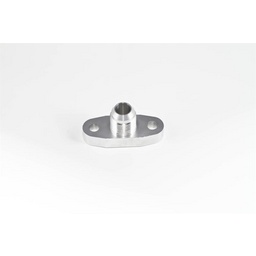 Torque Solution Billet Oil Drain Flange w/ Integrated -10 Flare: Universal T3/T4 & PTE Turbos thumbnail-1