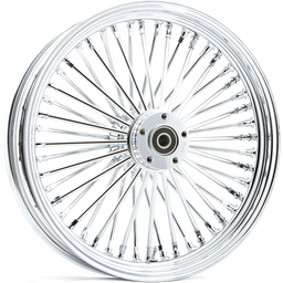 RR 48-SPK CHROME 16X5.5 WIDE-HUB 1" AXL 00 LTR