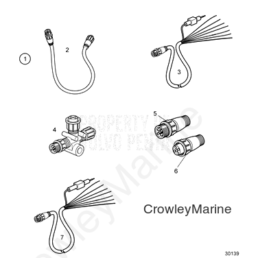 Cable(V2) - Volvo Penta (21867151)