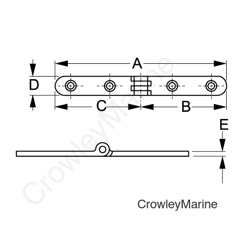 Sea-Dog 205290 Ladder Hinge