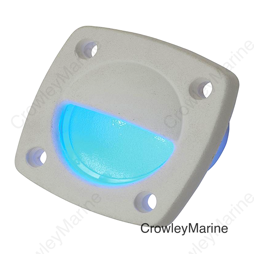 UTILITY LIGHT DELRIN LED BLU/WHT
