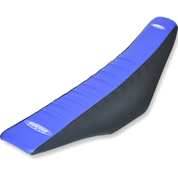 Pleated Seat Cover - Blue Top/Black Sides thumbnail-0
