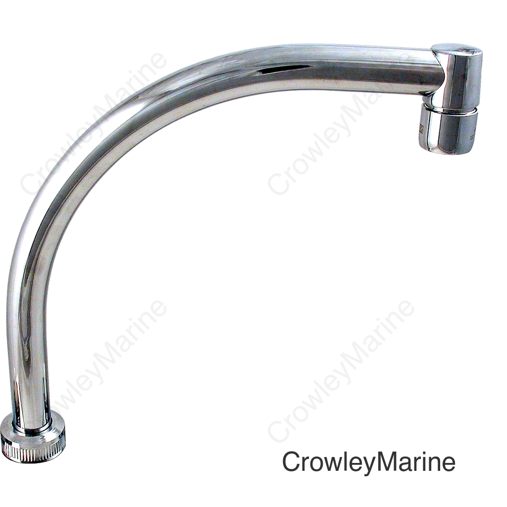 SPOUT 8 HI ARC  CH  MTL