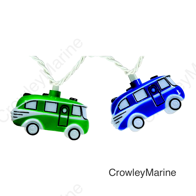 Camco 42654 Nostalgic Retro Motorhome Party Lights (Includes 10 Lights, Connector, 2 Spare Bulbs and Fuse)