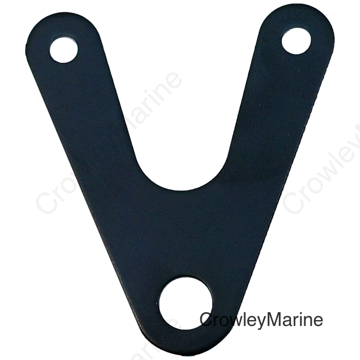 BLACK "Y" TYPE BRACKET FOR MINI GAUGES