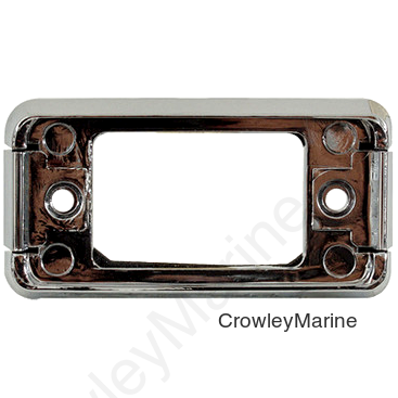 Accessory Bracket Marker/Clearance Mini Thinline Open Back Chrome (451769)