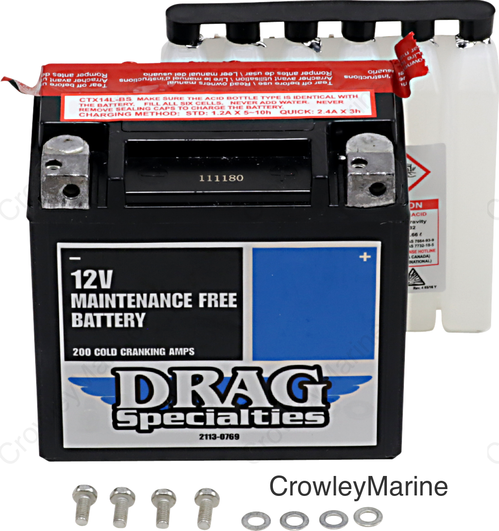 BATTERY DRAG YTX14LBSFT