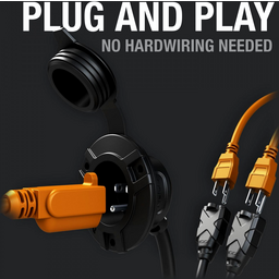 Noco GCP2 AC Dual Port Plug W/Extension Cable, Dual 18" thumbnail-1