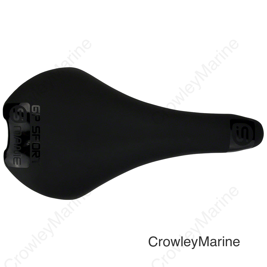 Smanie Sport Series Saddle - Steel Polyurethane Sport Cover Black 142