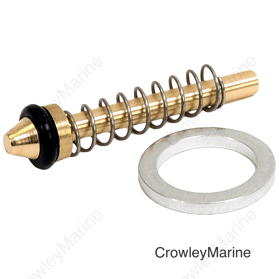 Silca Inner Check Valve Assembly - 1946+ Pista 1989+ Superpista 2015+ Impero Plunger Spring O-ring Crush Washer