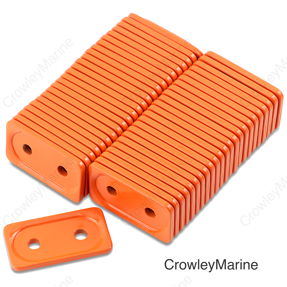 Support Plates - Orange - Double - 48 Pack