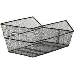 Basil Cento Rear Basket - Steel Black