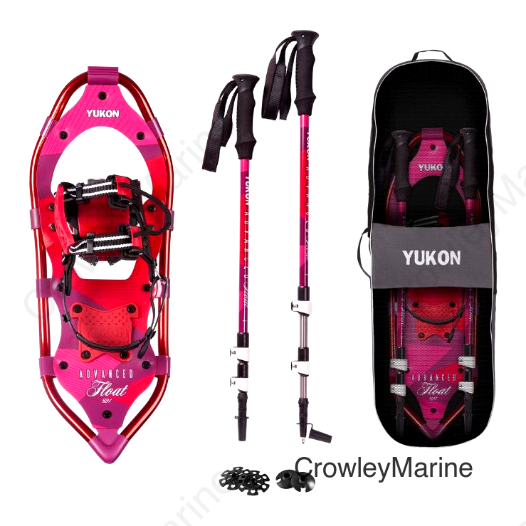 YUKON CHARLIES SNOWSHOE KIT 21' PNK