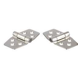 Seachoice Barrel-Up Friction Hinge, 316 Stainless Steel, 1-9/16 In. X 3 In., 1 Pair thumbnail-1