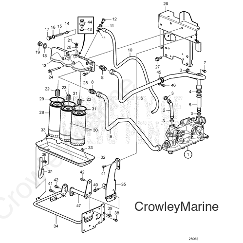 Bracket(V2) - Volvo Penta (21131317)