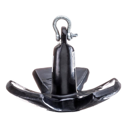 Seachoice River Anchor, Black Vinyl Coated Cast Iron, 20 Lbs. thumbnail-1
