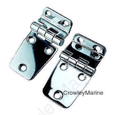 Sea-Dog 2015701 Stainless Offset Short Side Hinge, 2/pk