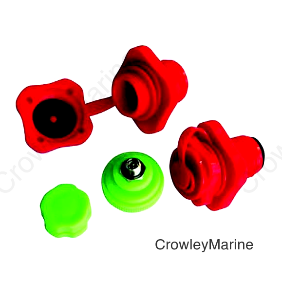 Airhead Multi Valve Blister Pack with 2 Boston Valves and a Schrader Valve.