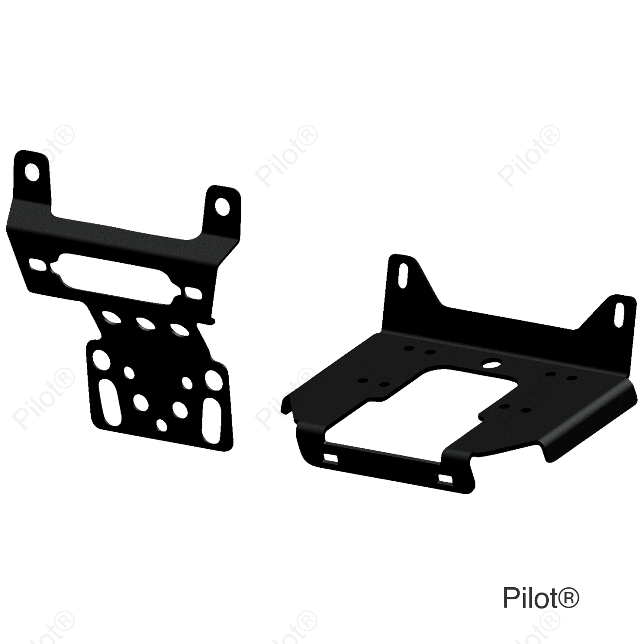 Winch Mount - Polaris RZR/General