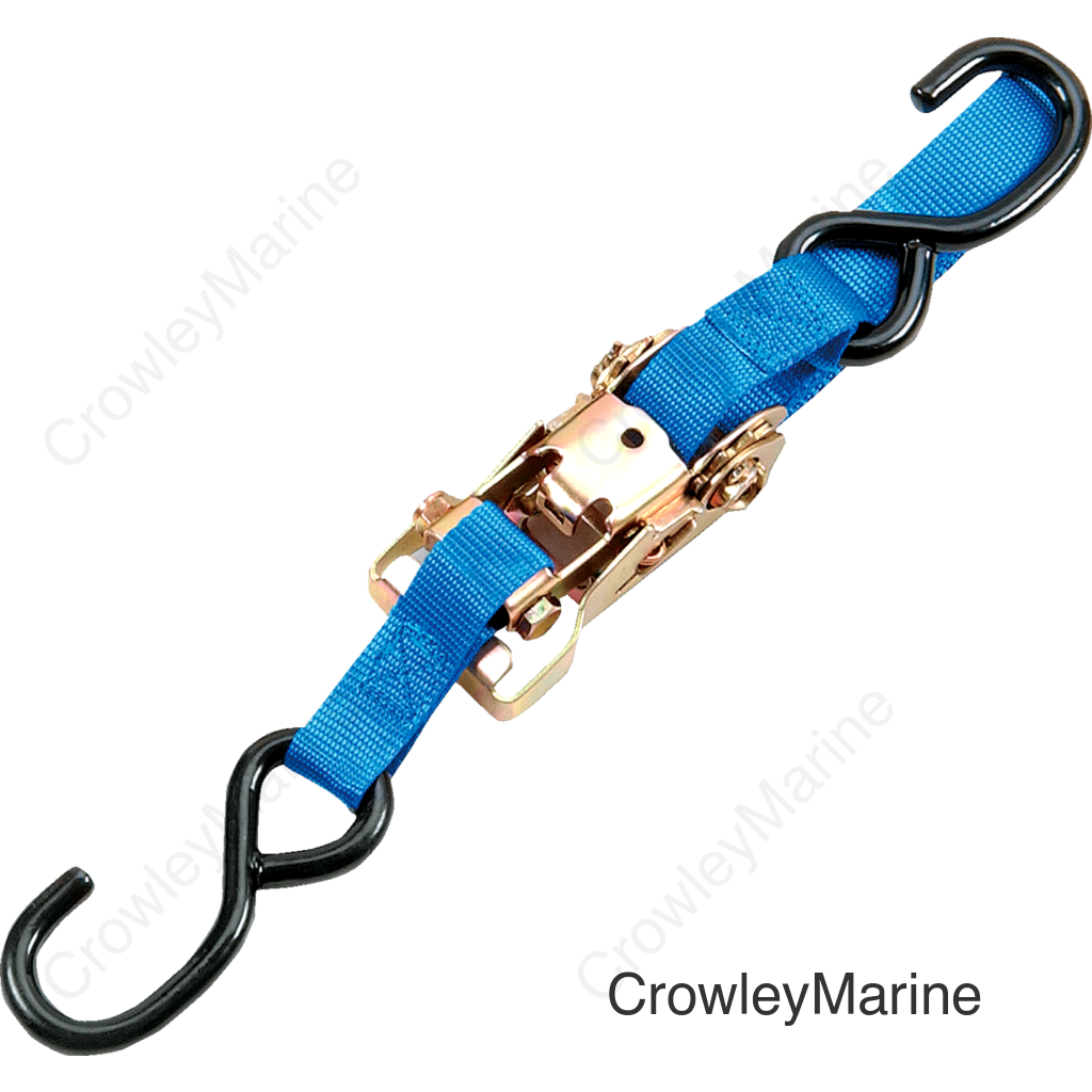 TIE DOWN 1.5"RATCHET BLU