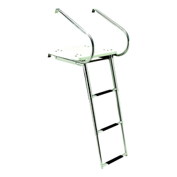 Seachoice Deluxe Universal Swim Platform With Slide Mount Telescoping Ladder thumbnail-8