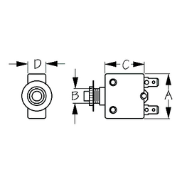 Seadog 4208101 Thermal Circuit Breaker - 10 A thumbnail-0