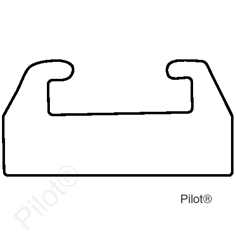 Yellow Replacement Slide - UHMW - Profile 26 - Length 41.63" - Ski-Doo