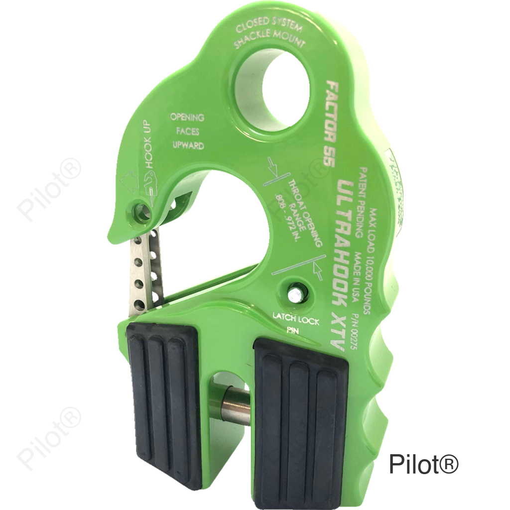 UltraHook XTV Winch Hook - Green