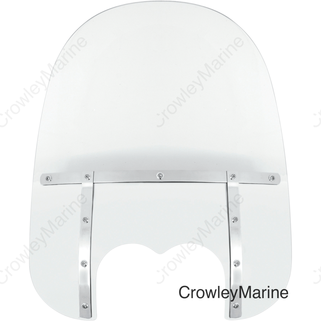 Fats Windshield - 21" - Clear - FXDF