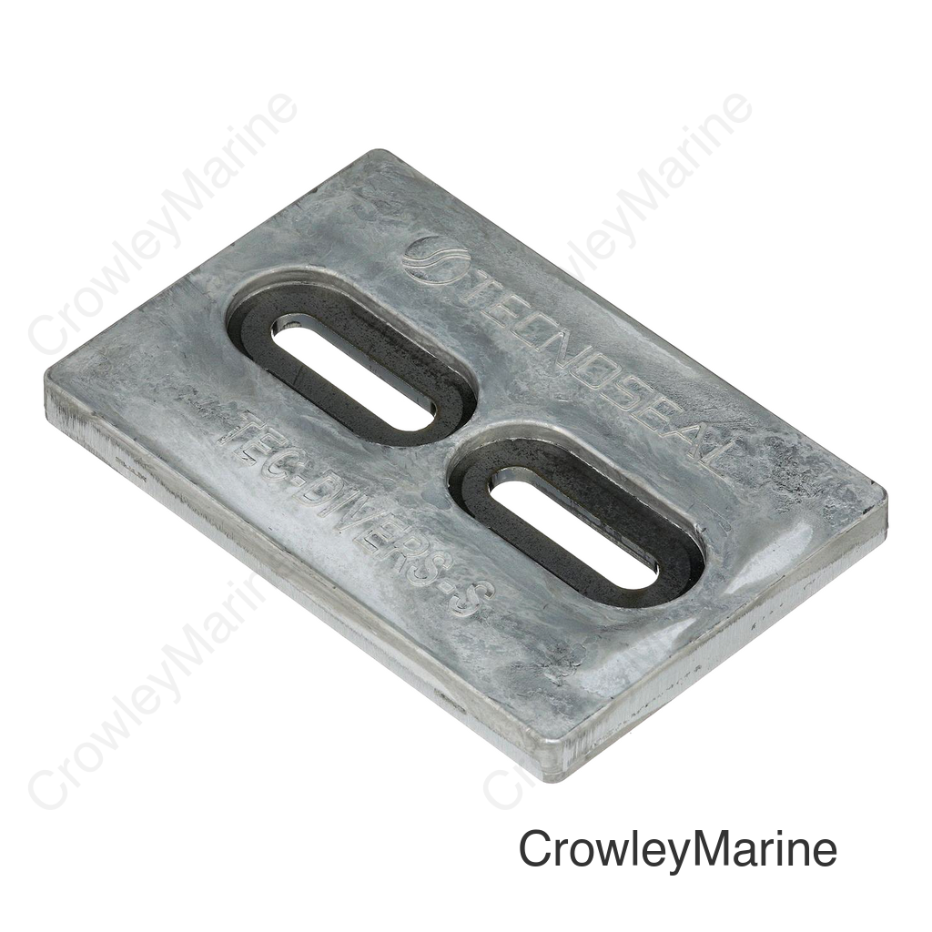 Seachoice 95616 Diver's Anode, Magnesium, Size 6" x 4" x 1/2"